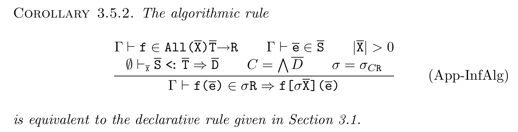 Figure 4: Algorithmic Rule